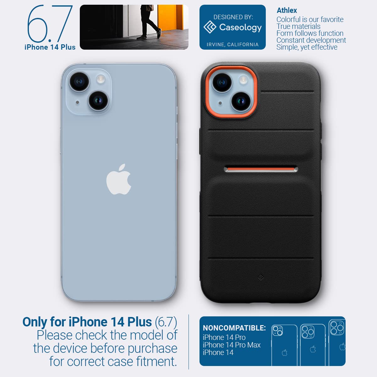 Amazon.com: Caseology Athlex [Rugged Shockproof] Case Compatible